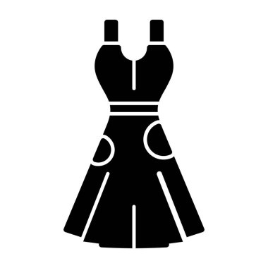 elbise simgesi, vektör illüstrasyonu basit tasarım