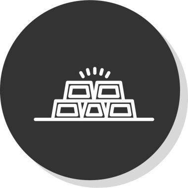 Modern simge oluşturmanın vektör illüstrasyonu