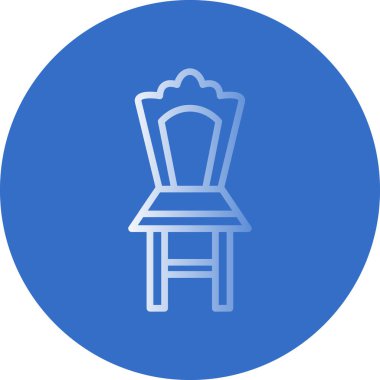 Mobilya simgesinin vektör illüstrasyonu