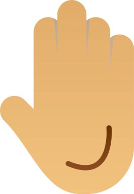 El simgesinin vektör illüstrasyonu 