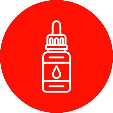 Bir yağ şişesinin vektör çizimi