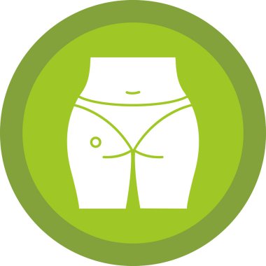 Şort. Web simgesi basit illüstrasyon