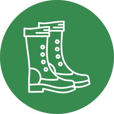 yürüyüş botları simgesi, vektör illüstrasyon tasarımı