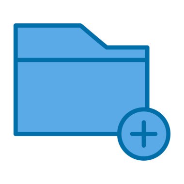 klasör web simgesi, vektör çizim