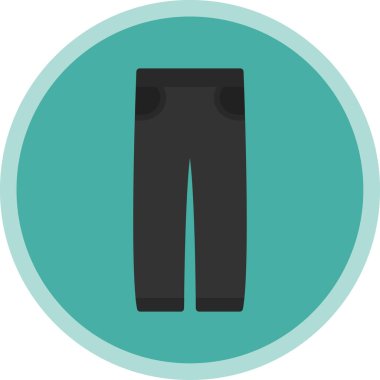 pantolon simgesi vektör illüstrasyonu