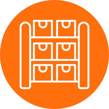 Bir b eksikliği simgesinin vektör çizimi