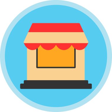 Basit depolama simgesi, vektör illüstrasyon tasarımı