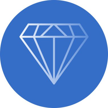 Elmas düz simge, vektör illüstrasyon tasarımı