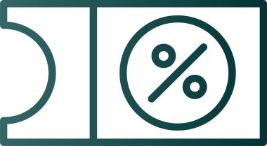 Taslak biçiminde indirimli etiket simgesi