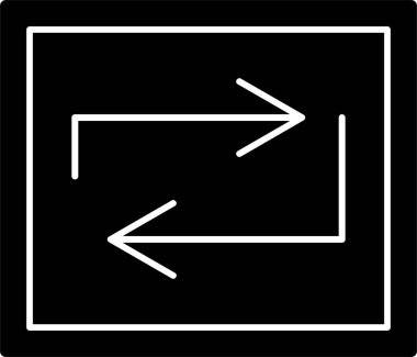 Web simgesi, vektör illüstrasyonunu tekrarla