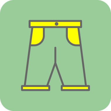 Kısa simge, özet, vektör illüstrasyonu basit tasarım