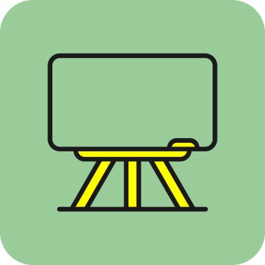 Modern simgenin vektör illüstrasyonu