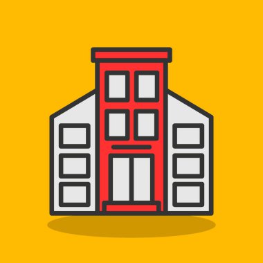 Daire. Web simgesi basit illüstrasyon