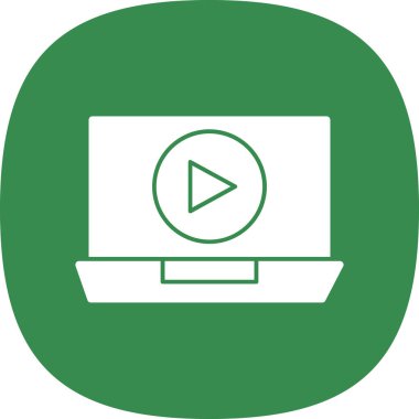 video simgesi vektör illüstrasyonu