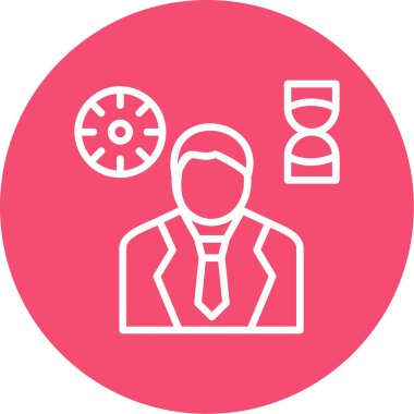 Bir adamın vektör illüstrasyonu