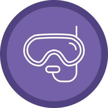 Gözlükler. Web simgesi basit illüstrasyon