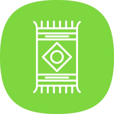 Beyaz arkaplanda yeşil çizgi sihirli top ikonu izole edildi. Sihirli top. Yeşil çember rastgele noktalar. vektör