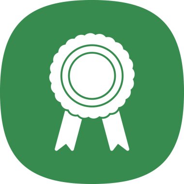 Madalya. Web simgesi basit illüstrasyon