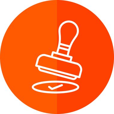 Damga web simge vektör çizim