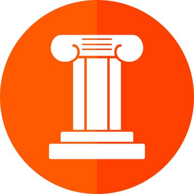 Sütun. Web simgesi basit illüstrasyon