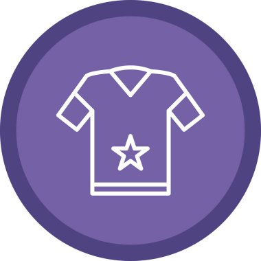 t-shirt simgesi veya logo izole edilmiş işaret sembolü çizimi