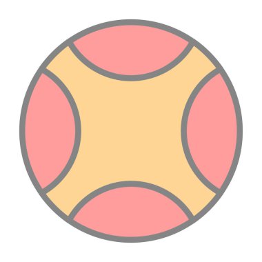 top simgesi, vektör illüstrasyonu basit tasarım