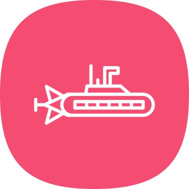 Denizaltı vektör simgesi 