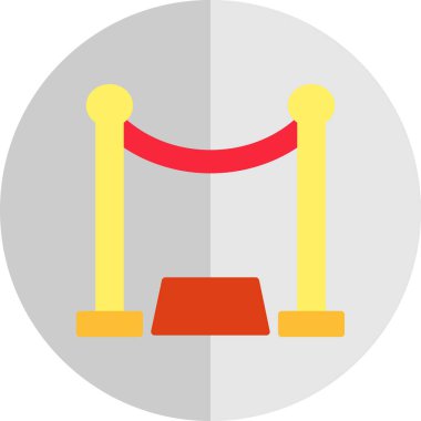 Düz bir tasarımın vektör simgesi