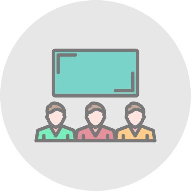 İş adamlarının vektör illüstrasyonu