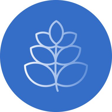 Buğday simgesi, vektör illüstrasyonu basit tasarım