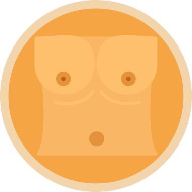 Kadın vücudu, vektör illüstrasyonu