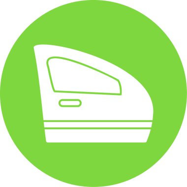 Araba kapısı. Web simgesi basit illüstrasyon