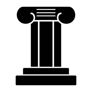 Sütun. Web simgesi basit illüstrasyon