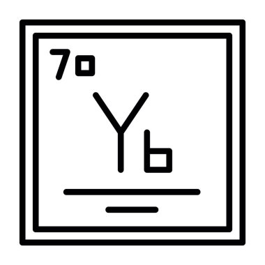 Bir b 6 simgesinin vektör illüstrasyonu