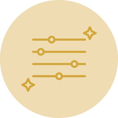 Yıldız simgesinin vektör illüstrasyonu