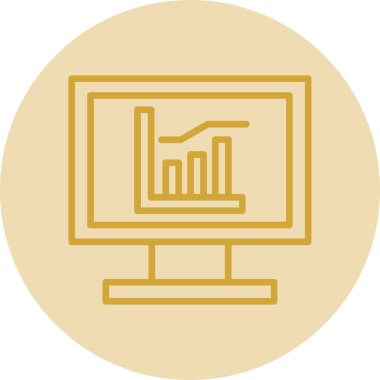 Ofis binasının vektör simgesi, dizüstü bilgisayar,