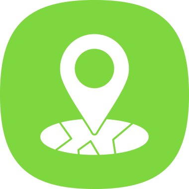 Harita işaretleyici. konum haritası simgesi 