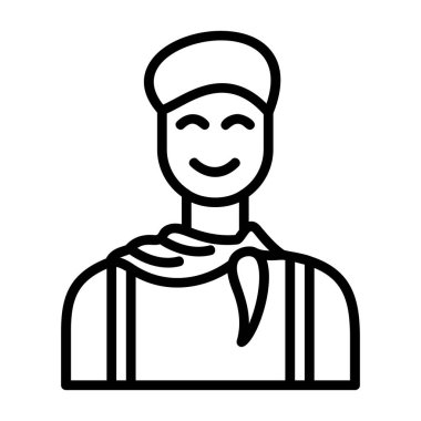 Çiftçi simgesi, anahat stili