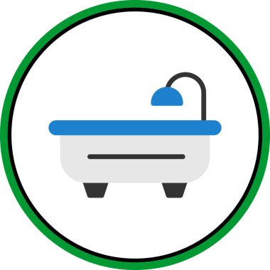 Alışveriş sepeti ikonu vektör illüstrasyonu