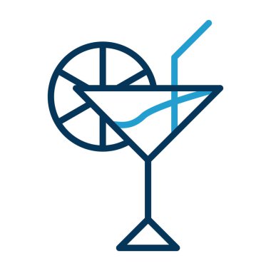 Kuyruk simgesinin vektör illüstrasyonu