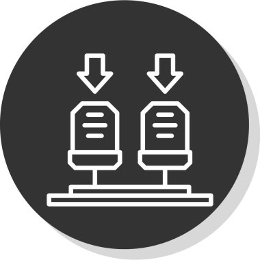 seo modern simgesinin vektör illüstrasyonu