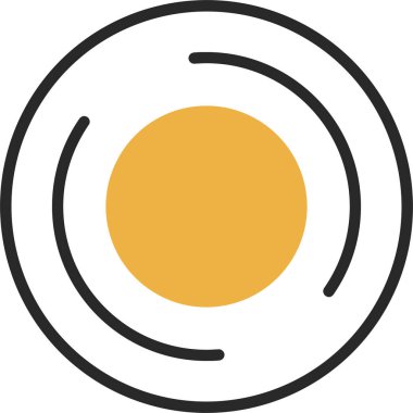 Bir gezegen simgesinin vektör illüstrasyonu