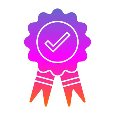 Madalya ödülü ikonu. Ödül sembolü vektör.