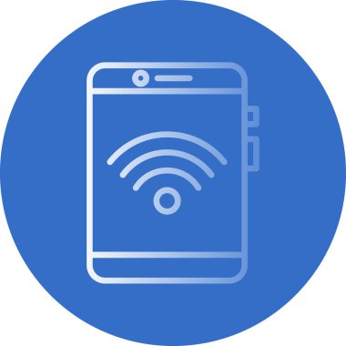 Arkaplanda akıllı telefon simgesi izole edildi. Web sitesi, uygulama, cep telefonu sembolü ve akıllı telefon logosu için son moda telefon şablonu