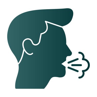 Erkek, sakallı sigara içiyor.