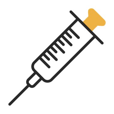 Şırınga web simgesi, vektör çizim