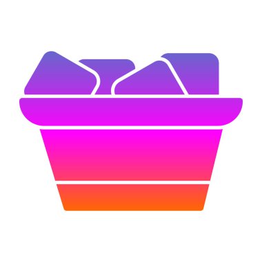 Kek ikonu vektörü. İnce çizgi işareti. izole edilmiş sınır sembolü çizimi