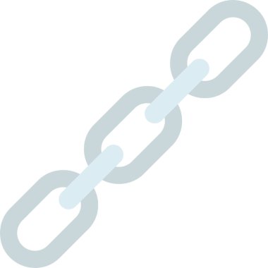 Zincir simgesi, vektör illüstrasyonu