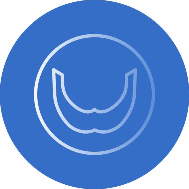 Bir çember simgesinin vektör illüstrasyonu