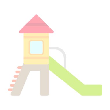 Oyuncak evin vektör düzlüğü simgesi